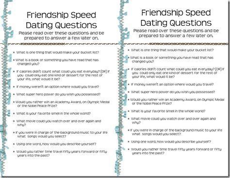 speed dating speech